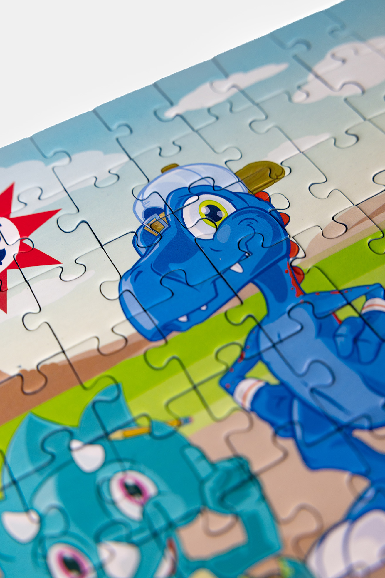 Dino-Puzzle mit Mina